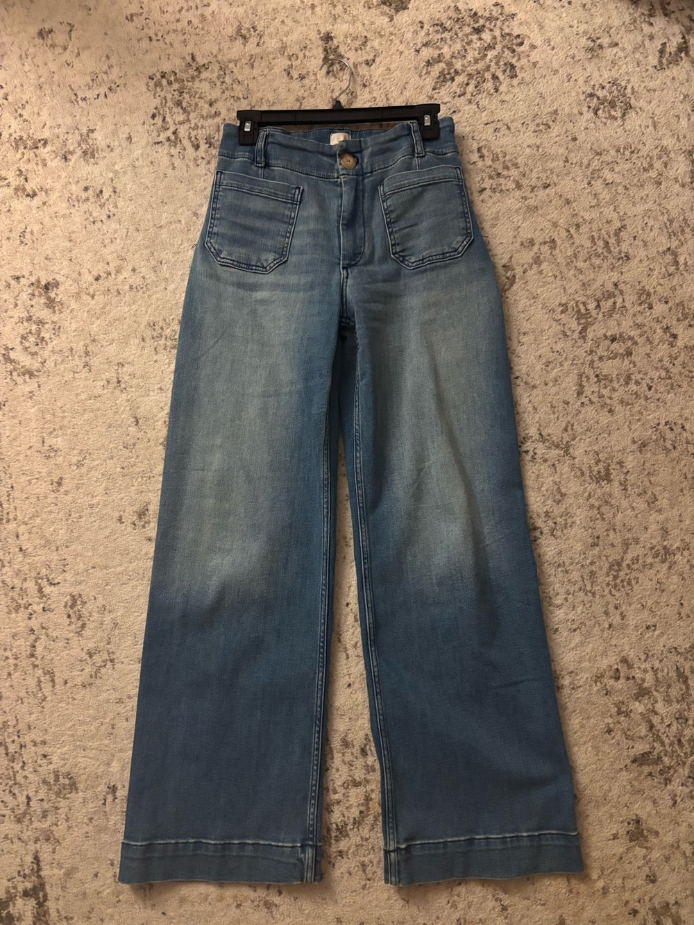 Anthropologie The Colette Full-Length Wide-Leg Jeans by Maeve